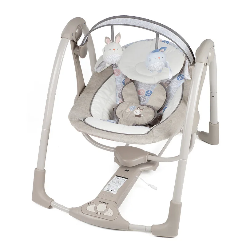 Sedia a dondolo per bambini Sedia lenitiva Culla elettrica per ausilio al sonno Letto Sedia a dondolo per neonato