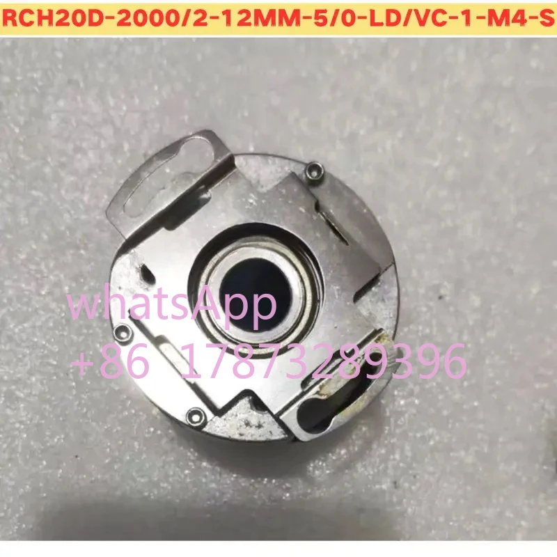 Used Encoder RCH20D-2000/2-12MM-5/0-LD/VC-1-M4-S Normal Function Tested OK