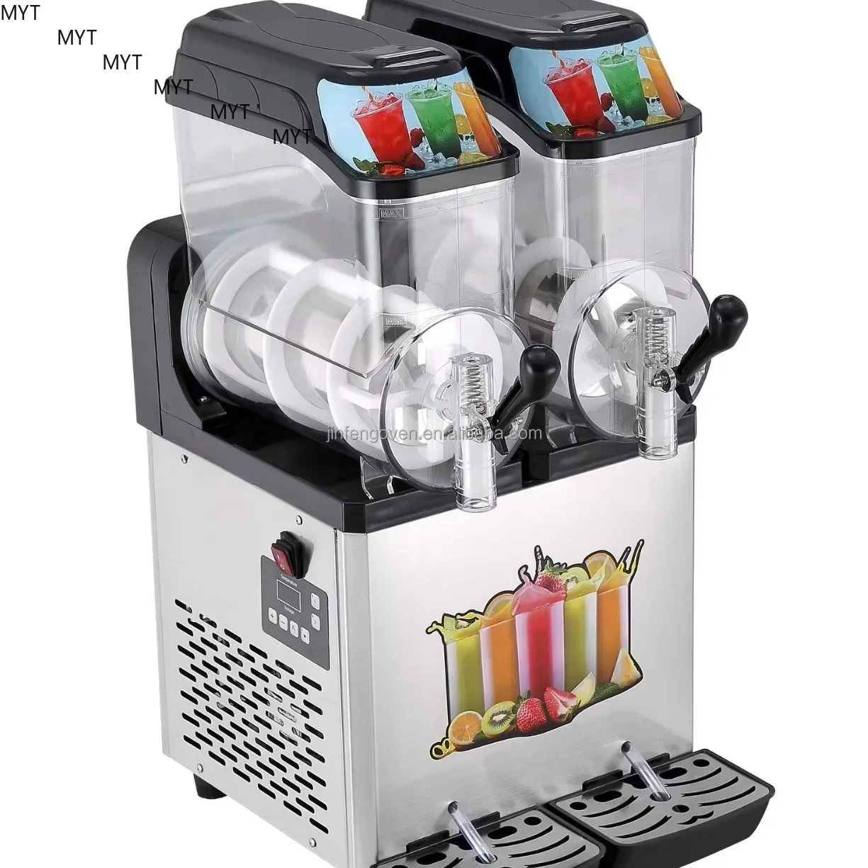 2025 New Factory Direct Sales Hot Selling Models2025 New Model FactoryCommercial Electric Snow Melting Slush Machine Double Trip