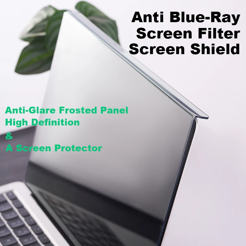 Imagem -03 - Filtro de Tela Acrílico Anti Azul para Laptop Protetor de Tela para Monitor de Computador Escudo Removível e Reutilizável