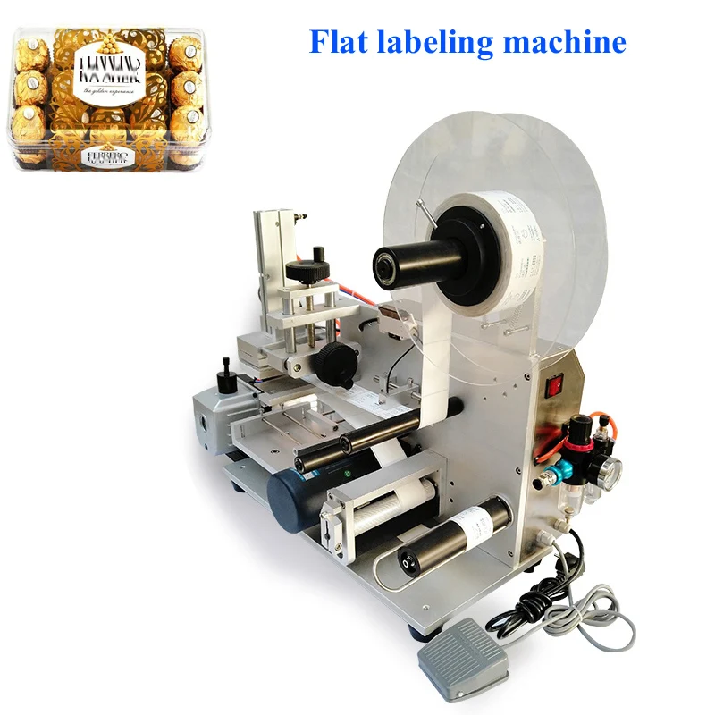 Square Bottle Pneumatic Full Automatic Adjustable Self-Adhesive Flat 220V Labeling Machine