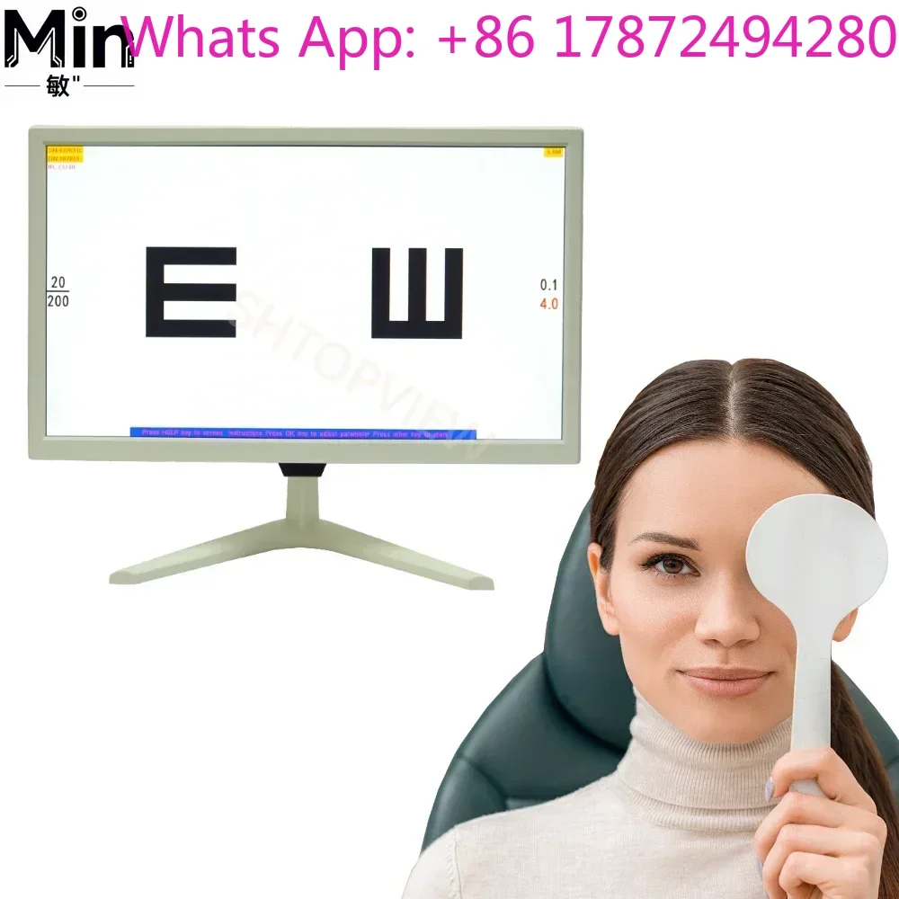 19 Inch K-185 LED LCD Visual Chart Optometry Eye Exam Equipment