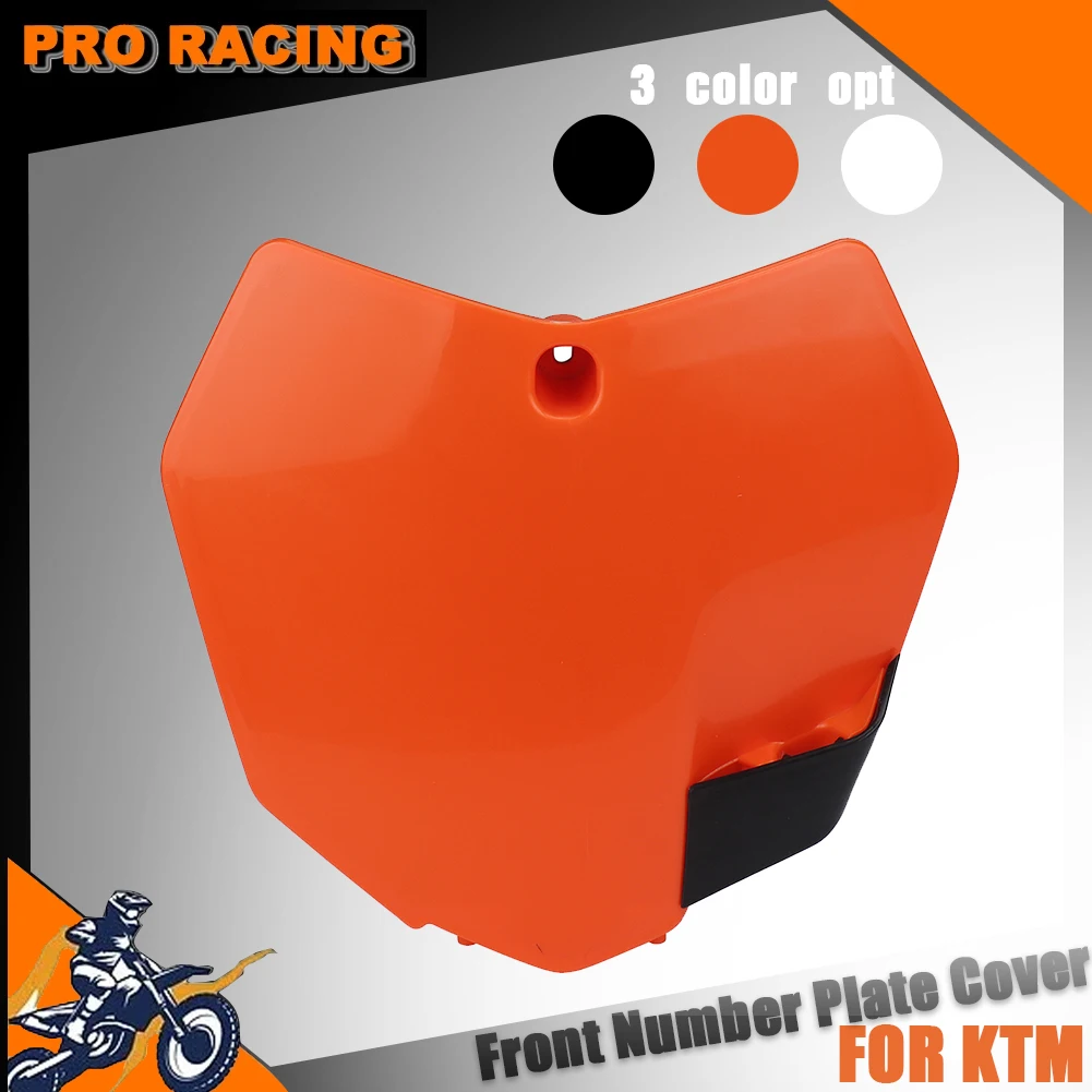 Motorcycle Front Name Number Plate Cover For KTM SX SXF XCF 125 250 350 450 EXC 350 450 530 XCW XCF 2013-2015 Dirt Bike Enduro