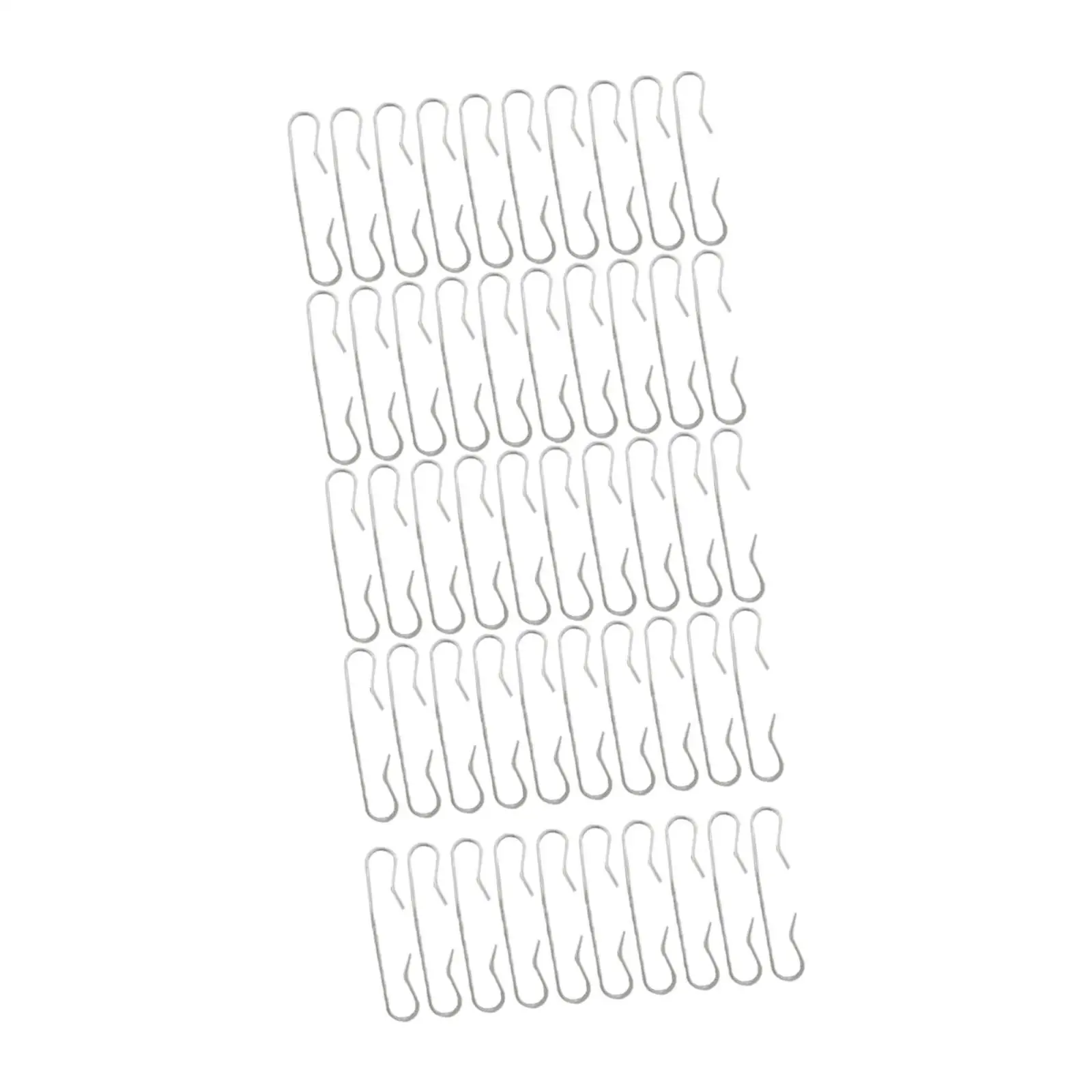 Heavy Duty Heating Cable Clips Sturdy Stainless Steel Wire Holders for Roof and Gutter Tape Installations