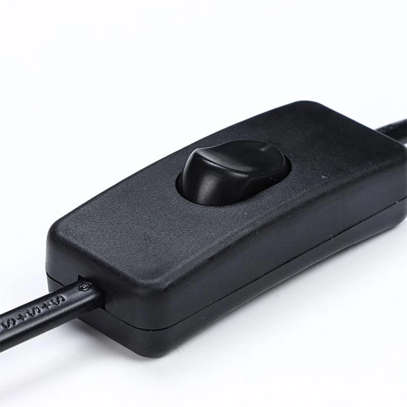 6FT/1.8 متر 2-Core الاتحاد الأوروبي التوصيل LED سلك موصل سلك الطاقة أنبوبة ليد سلك تمديد الطاقة مع تشغيل/إيقاف التبديل لمبة مكتب قوة هبوط السفينة