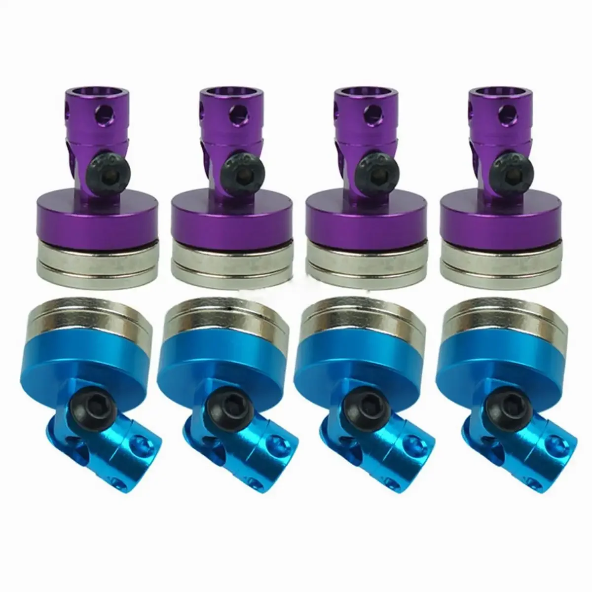 

1/10 RC On Road Drift Car Stealth Aluminum Strong Magnetic Body Shell Column Post Mount For HSP 02010 Color
