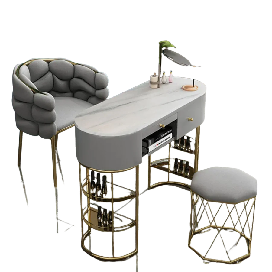 

Creative Nail Tables Double Nail Manicure Table Set Nail Manicure Table Furniture