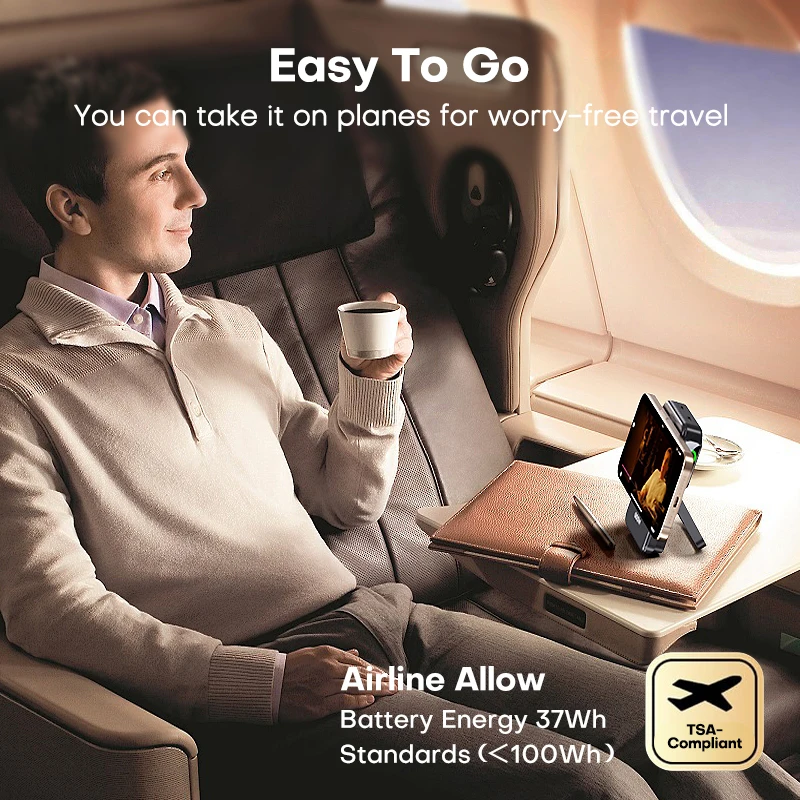 QOOVI Qi2 10000mAh Wireless Power Bank - Fast Charging Charger