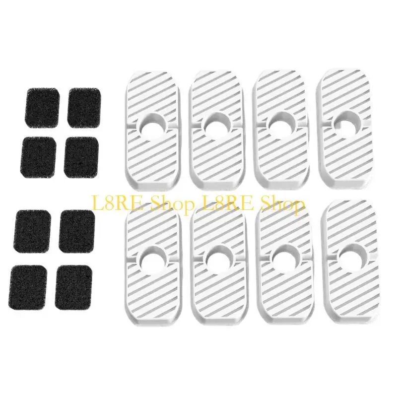 L8RE Легко заменить фильтры и губки для досаживателей для домашних животных.