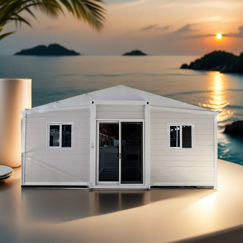 20/40ft 2 Bedroom Mobile Modular Double Wing Expandable Folding Container House Foldable Living Expansion Room