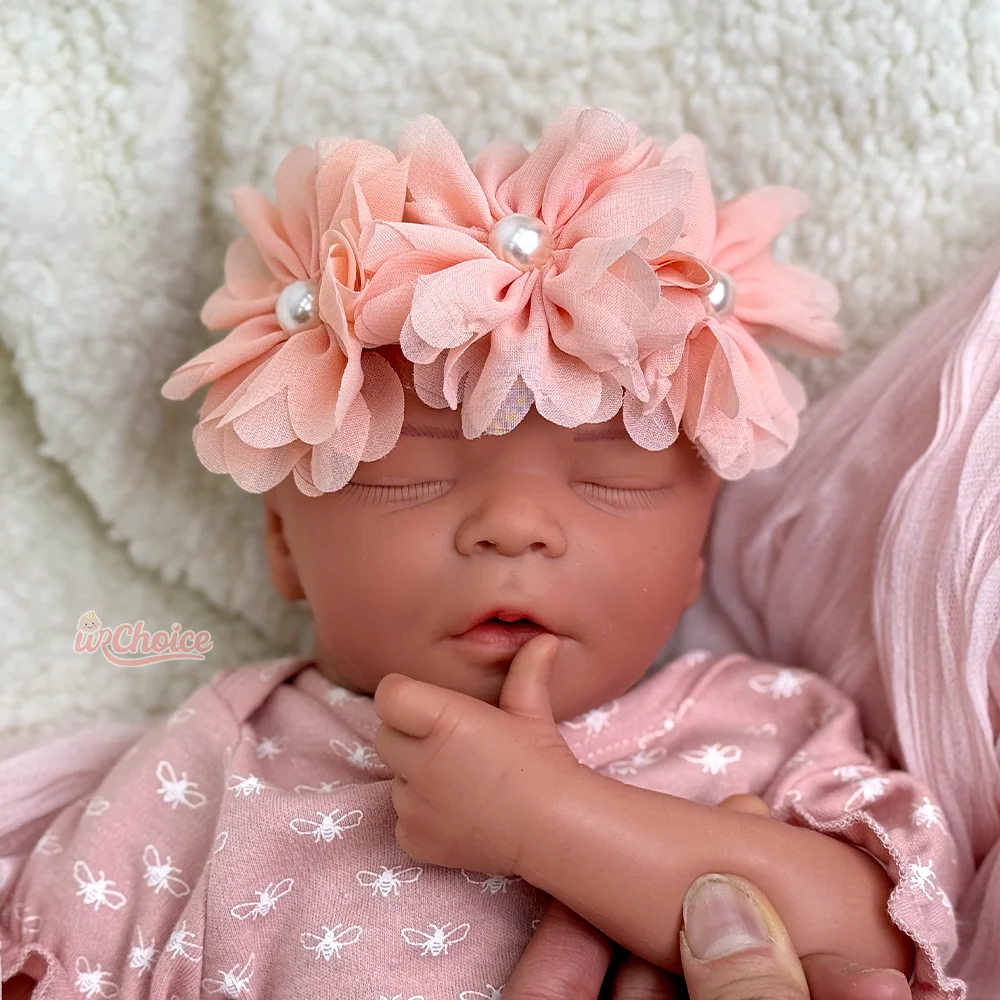 Open Mouth 18inch Newborn Baby Early Education Props Full Silicone Reborn Doll for Depression & Loneliness Support Collections