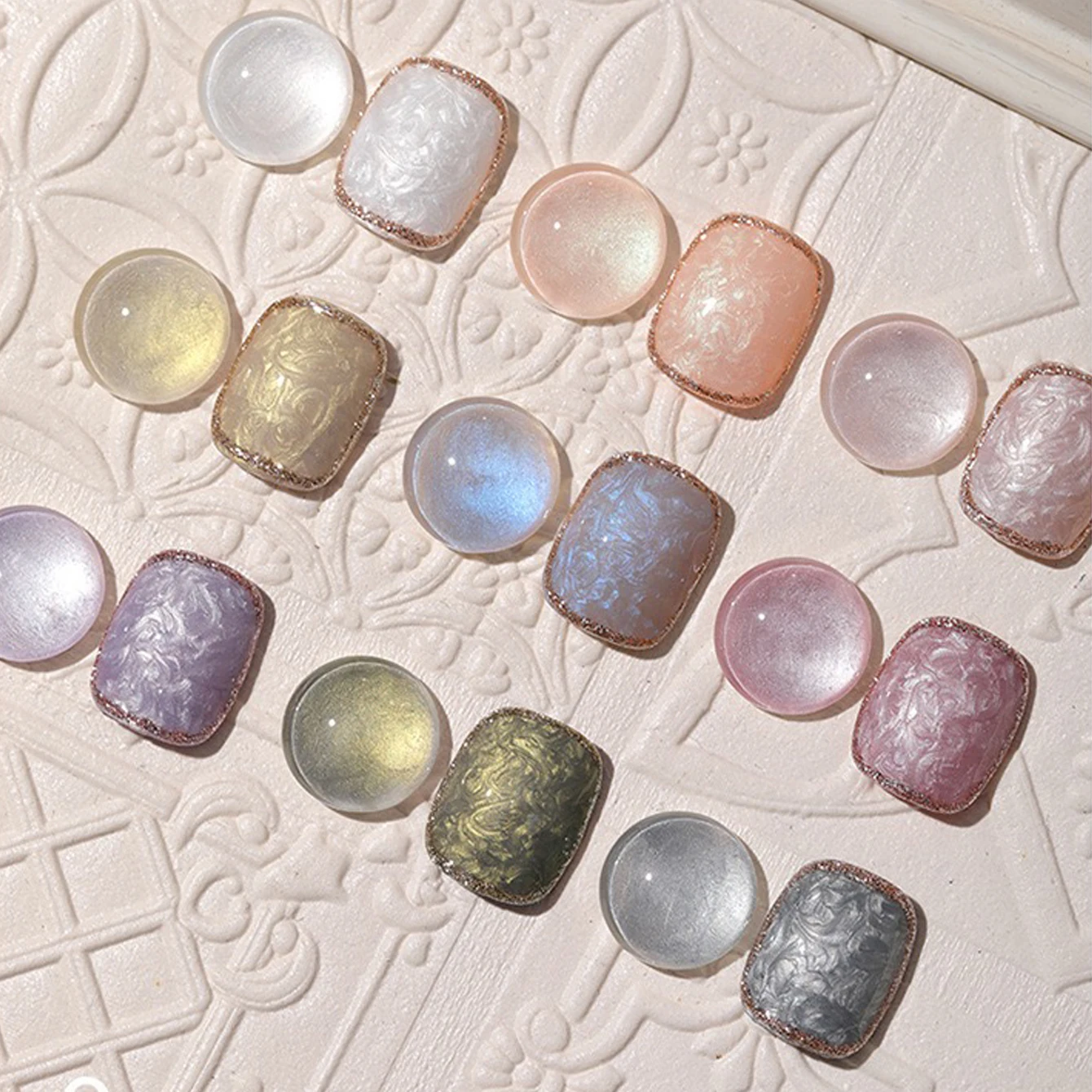 1-9PCS 12ML Autumn Manicure Gel Nail Polish 2025 Japanese Style Manicure Pearl Shell Thread Glue Pearl Shell Glitter White Nail