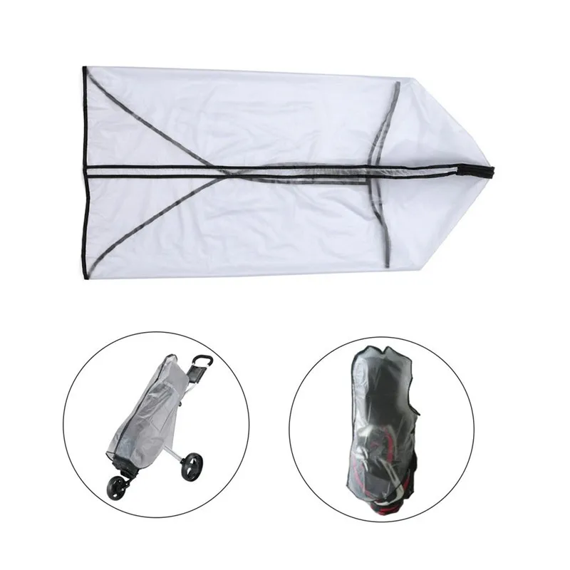 Golf Bag Cover With Zipper Waterproof Large Capacity Golf Bag Rain Cover Durable Dust Outdoor Golf Club Bag Court Supplies