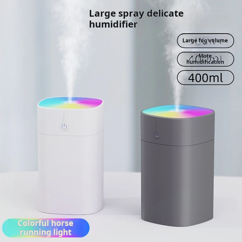 

New air humidifier small portable home bedroom desktop mini usb colorful humidifier