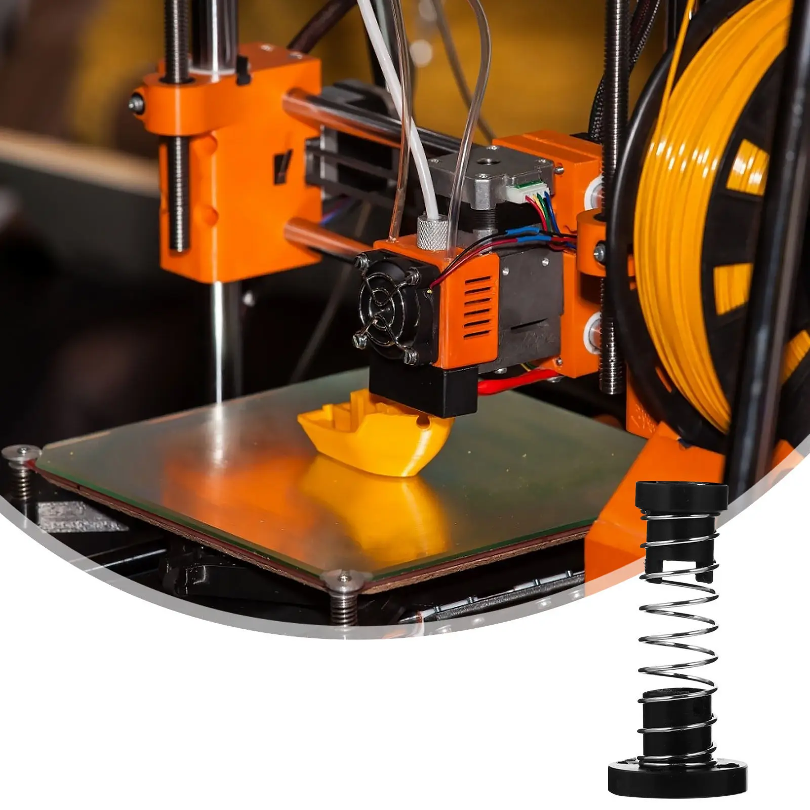 

2Pcs Stainless Steel Lead Screws Anti Backlash Spring Loaded Nut Compact Large Load Capacity for 3D Printer Long Service