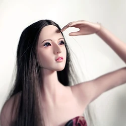 WONDERY 1/6 Ep01/Ep02 Elf Girl Head Sculpt Removable Ears for 1:6 Female Figure Doll Body Accessory Decoration