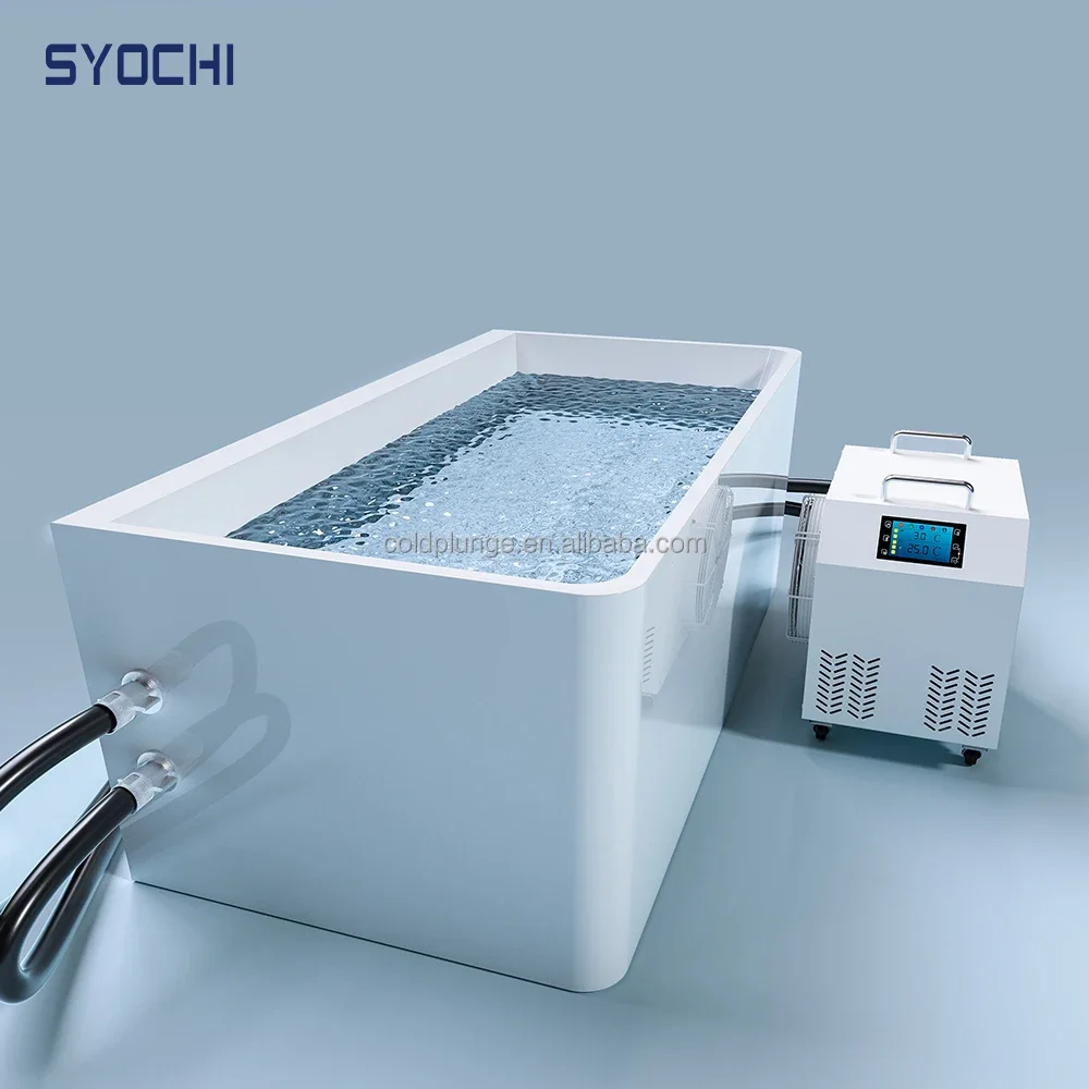 Bathroom Bathtub,Acrylic Cold Plunge Athlete Ice Bathtub Spa Massage Tub Freestanding Ice Bath Chiller Tub