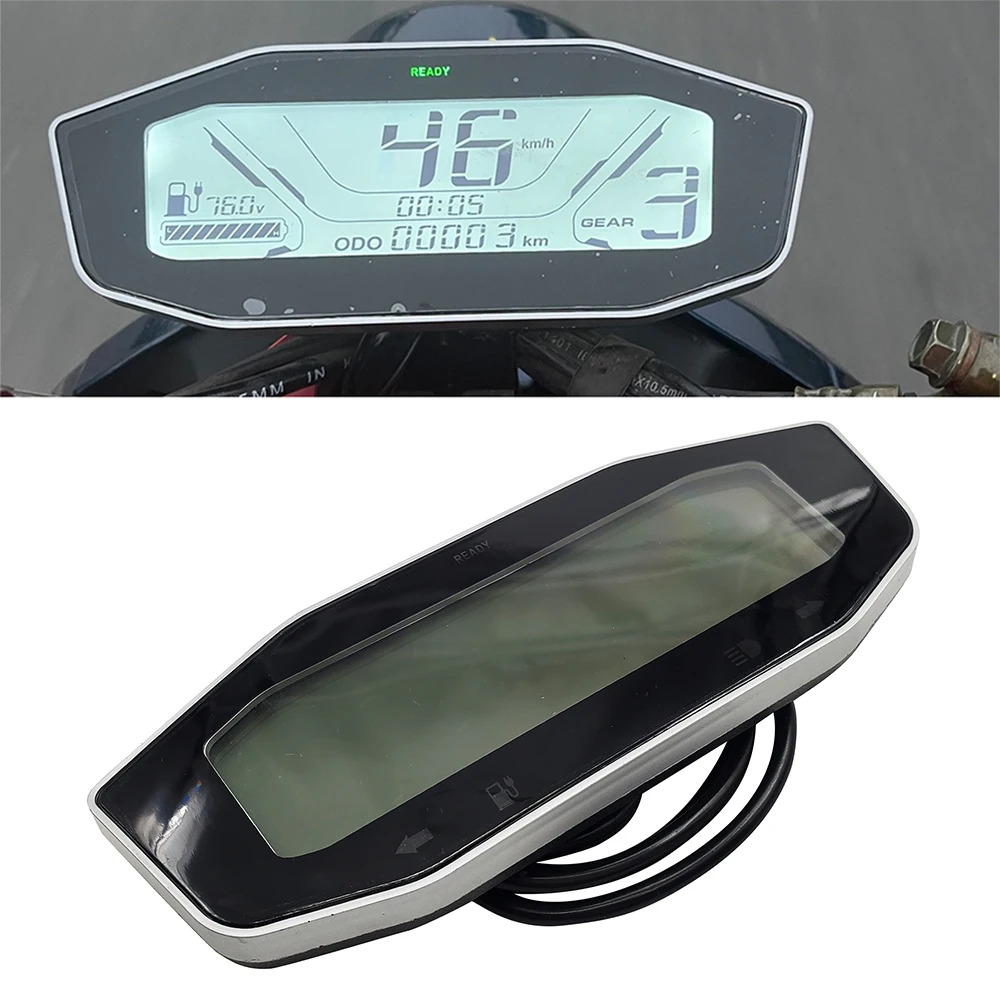 Electric Scooter 60V 72V Odometer Battery Power Display Speedometer Gear Table For Citycoco Scooter Harley Scooter Accessories