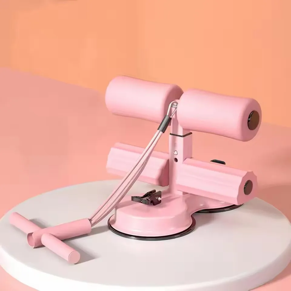 Sit-up Assistant Bar with Resistance Band Indoor Abdominal Core Training Sit-up Foot Holder with Dual Suction Cups Home Gym Exer image 6