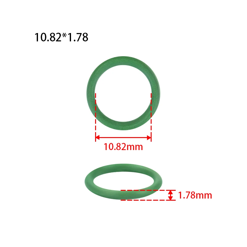 (10.82x1.78mm) #8 R12 NBR Gomma O-Ring di Tenuta Kit Resistenza Alle Alte Temperature per auto Aria Condizionata