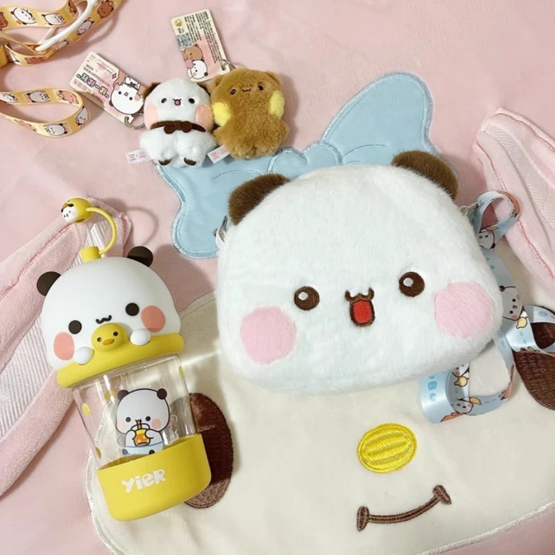 

Yier Bubu Cartoon Peripheral Straw Cup Cute Water Cup High Temperature Resistant Tritan Anti Drop Summer Portable Beverage Cup