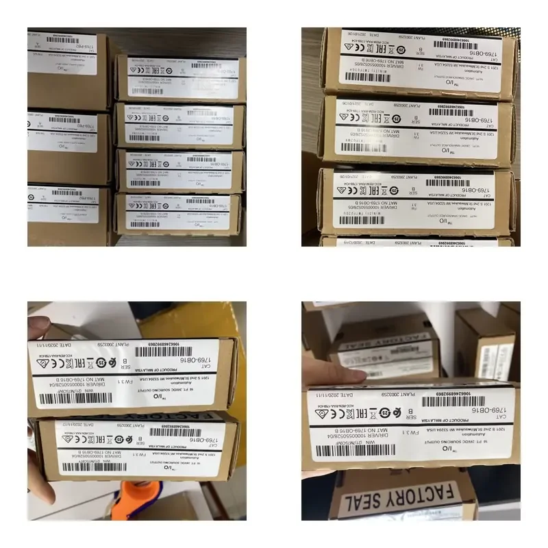 100%New 1400 PLC 1766-L32BWA 24V DC Digital Input Module 12 Fast Inputs 8 Outputs Controller