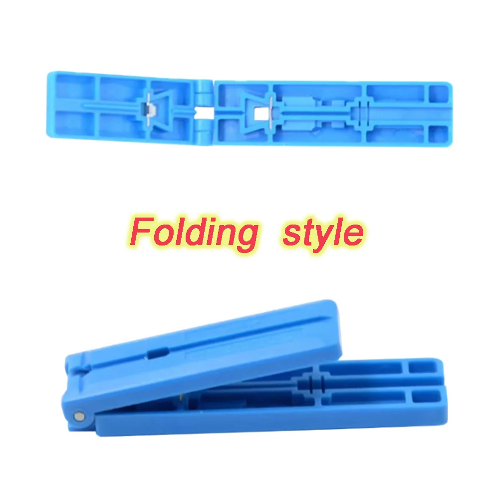 10 pieces/set 2-in-1 folding fixed length guide fiber cable stripper fiber cutting guide FT tool