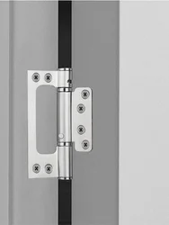 Stainless Steel Concealed Door Hinge with Hydraulic Self-Closing Mechanism Automatic Door Closer for Elegant Integration