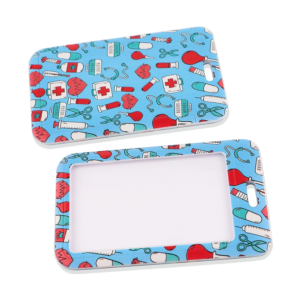 حافظة بطاقات الهوية للطبيب والممرضات وحزام للرقبة وحامل شارة وحبل معلق بحبل طبي #3