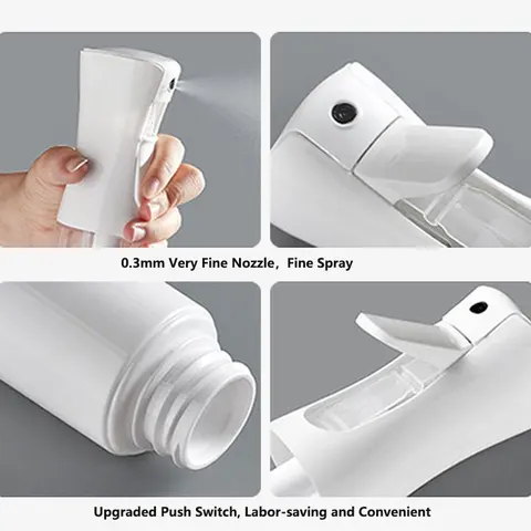 200 мл/300 мл/500 мл флакон-распылитель высокого давления для непрерывного распыления, ухода за волосами, макияжа, восполнения воды, распылитель-распылитель с функцией пресс-распыления топ 12 спрей-флакон 200 мл - №5