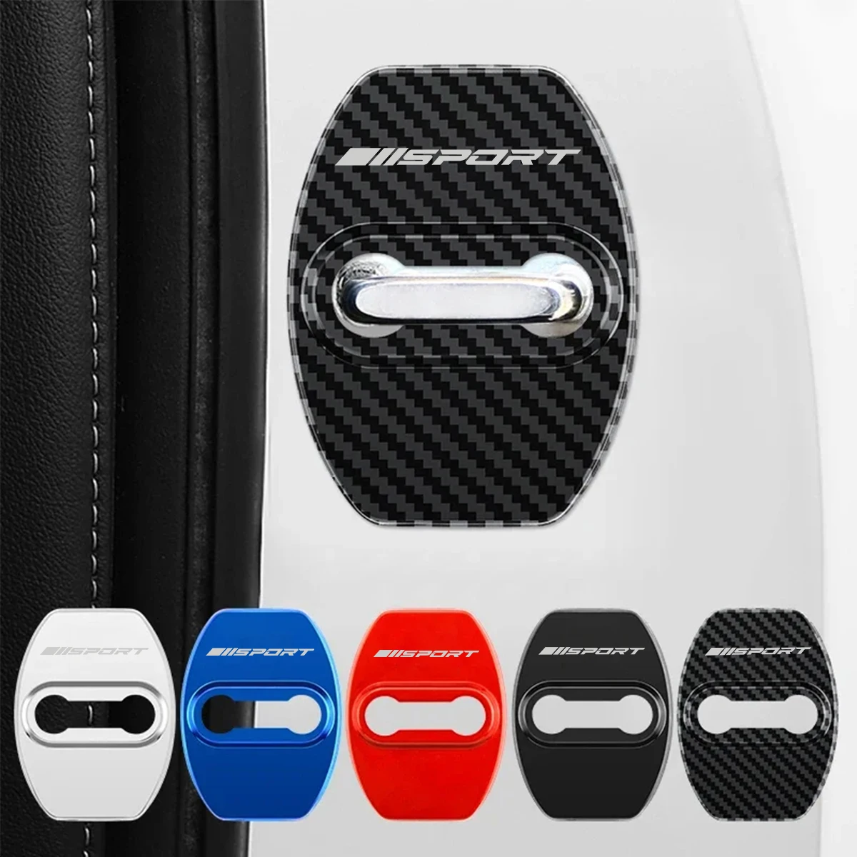 4pcs Car Accessories Protecte Door Lock Covers For Toyota for Yaris for Camry for Tacoma for RAV4 for Corolla Decoration