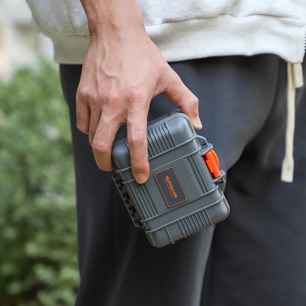 DJI OSMO Action 5 Pro/4/3用 防爆ケース ミニキャリングバッグ ポータブル防水ボックス ハードシェル 大容量ケース