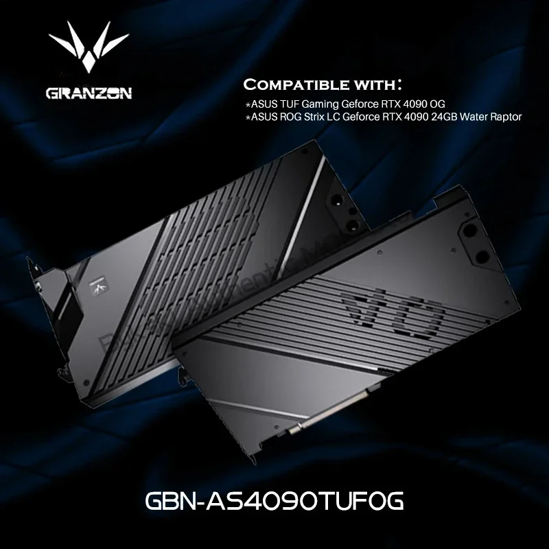 Granzon GBN-AS4090TUFOG 4090 GPU Watercooler Metal Full Armor Graphics Card GPU Block For Asus TUF RTX4090OG