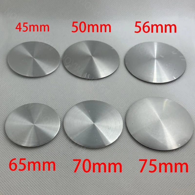 4Pcs/Set 3D Aluminum Car Wheel Center Caps Stickers 45mm 50mm 56mm 60mm 65mm 70mm 75mm Car Rim Hubcap Cover Decal Accessories