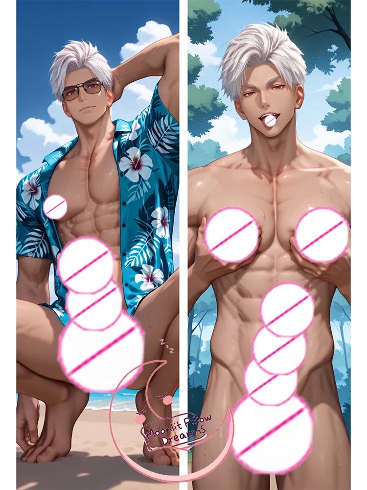 

Мужской чехол Dakimakura Sylus 40X120 см 50X150 см 60X180 см-подушка с принтом на заказ, аниме-муж, сильный человек