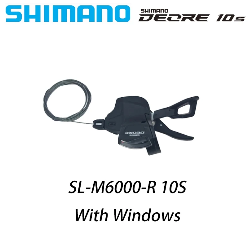 Shimano Deore M6000 1x10S MTB Bike Derailleurs Groupset SL-M6000 Right Shifter Lever RD-M6000 Rear Bicycle Switch Original Bike image 3