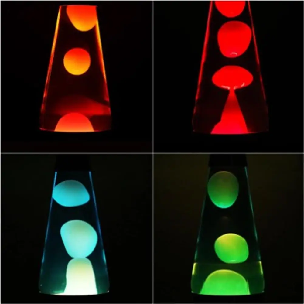 Wax Lava Lamp Decorative Jellyfish Light Bedroom Night Lights Bedside Lamp Home Decorations High Brightness Aluminium Alloy 3D