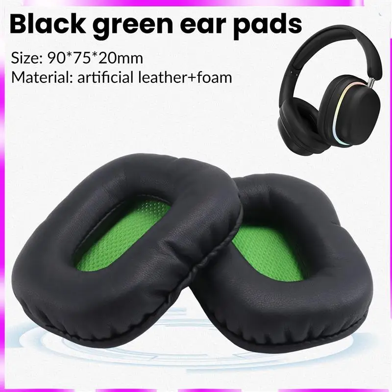 N98R زوج من سماعات الرأس البديلة وسادات الأذن وسائد الأذن لسماعات الموسيقى Razer Electra Gaming PC #1
