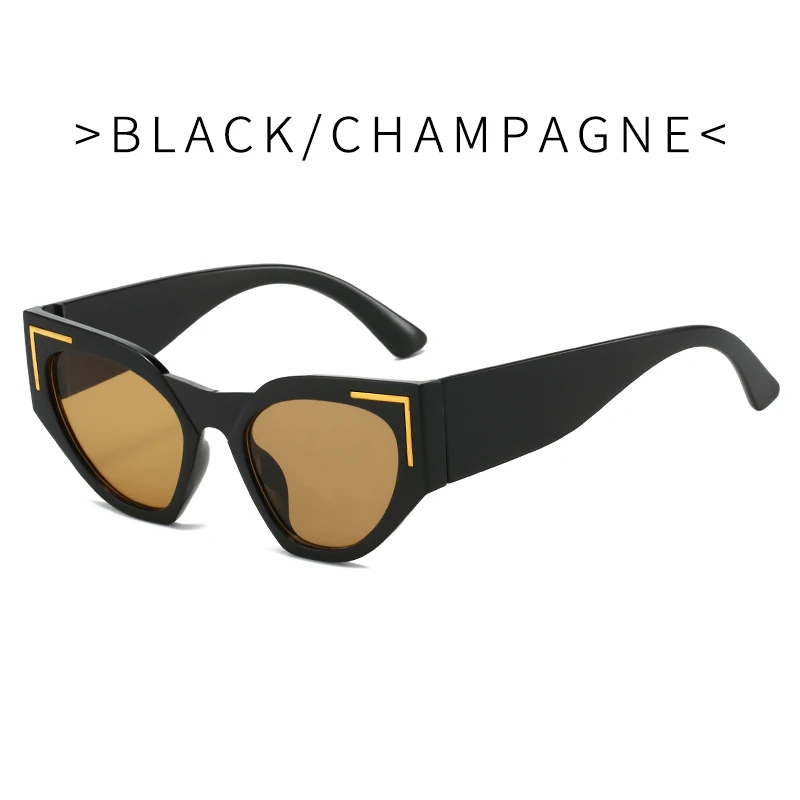 عالية الجودة موضة عين القط النظارات الشمسية النساء الرجال الفاخرة ظلال حفلة السفر نظارات شمسية سيدة رجل UV400 نظارات واقية #3