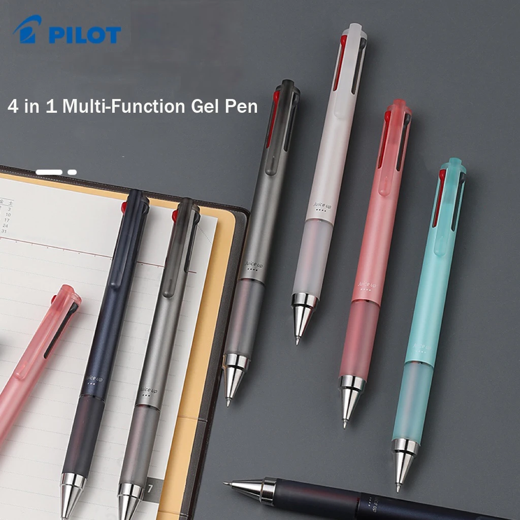 

Japense Stationery PILOT Multifunction Pen,3/4 Multi-color Pigment Ink 0.4mm caneta gel for Shorthand&hand journal&work&practice