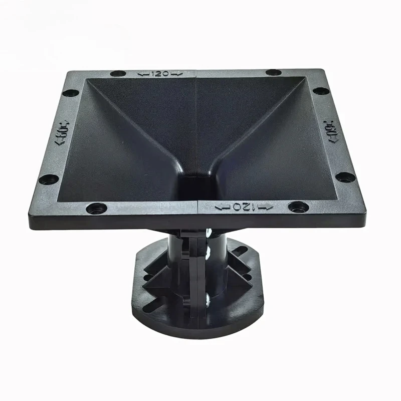 

1pcs Horn for Full Range Cabinet Compression Driver Dimensions 153L*153W*105H.1''. Speaker Horn Dispersion Angle:HxV=120x60