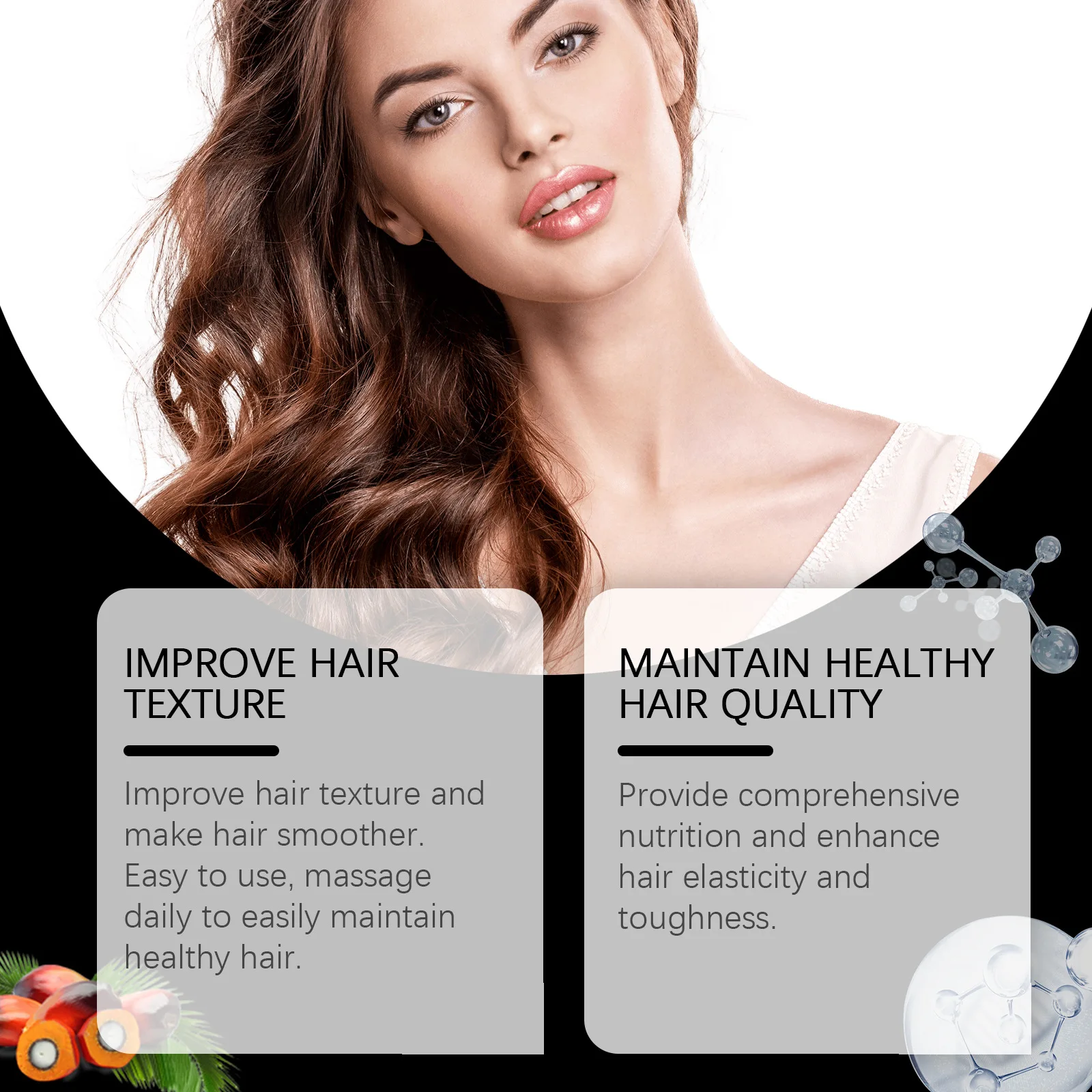 Batana Hair Care Oils Prevent Loss Strengthen Growth Deeply Nourishing Scalp Treatment Promoting Regeneration Hair Essential Oil