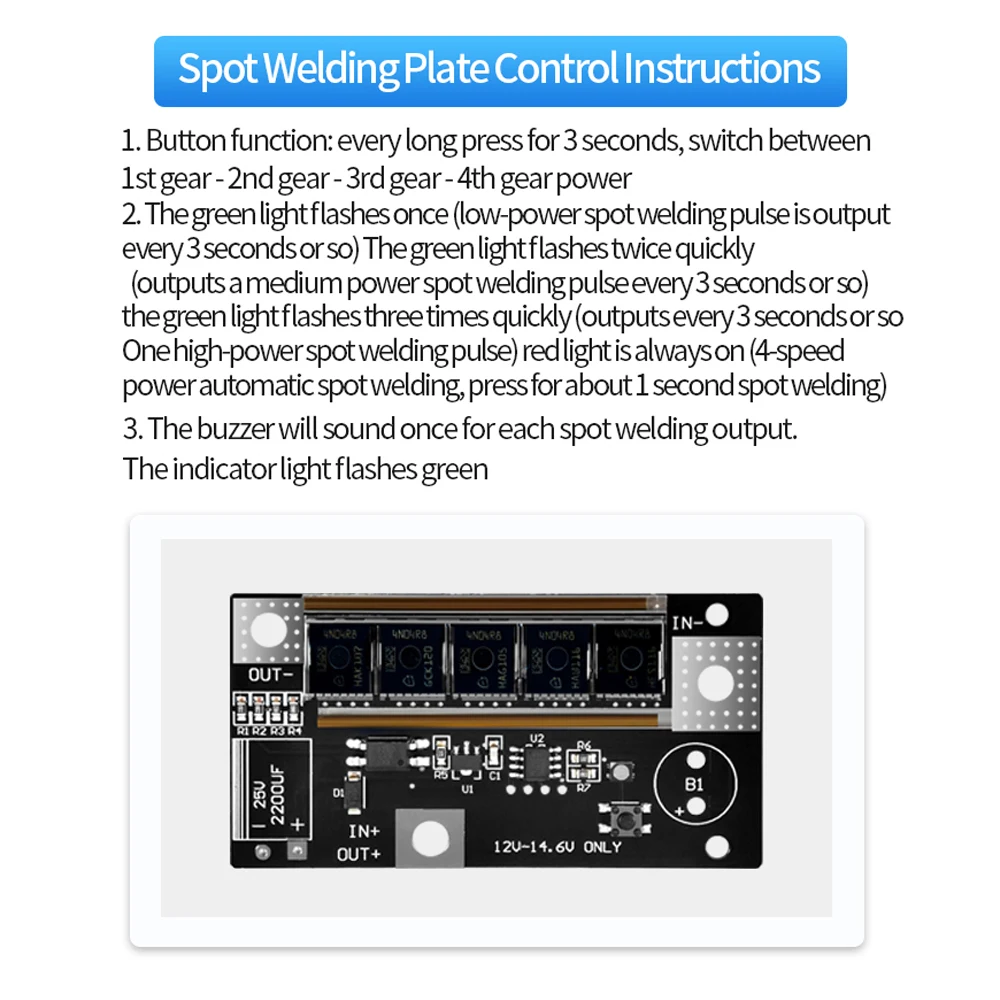 12V Spots Welding Machine Control 18650Board ​DIY Set 18650 Nickel Plated Sheet Lithium Leadacid 3S Hydride Battery Pack