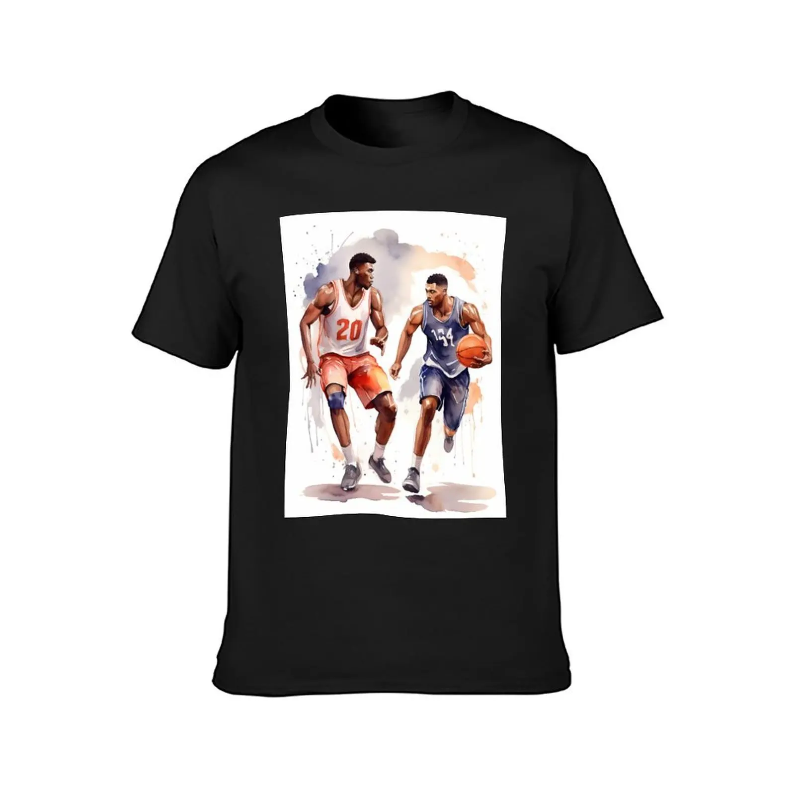 Basketball players- beautiful game T-Shirt korean fashion oversizeds tops anime clothes slim fit t shirts for men