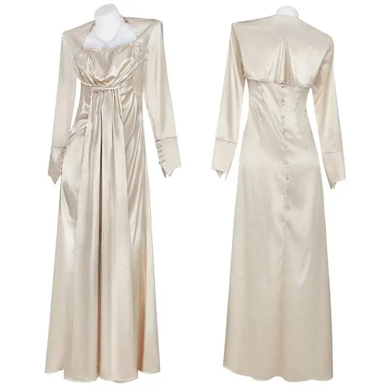 Residents Evil 9 Alcina Dimitrescu Cosplay Costume Set Game Replica