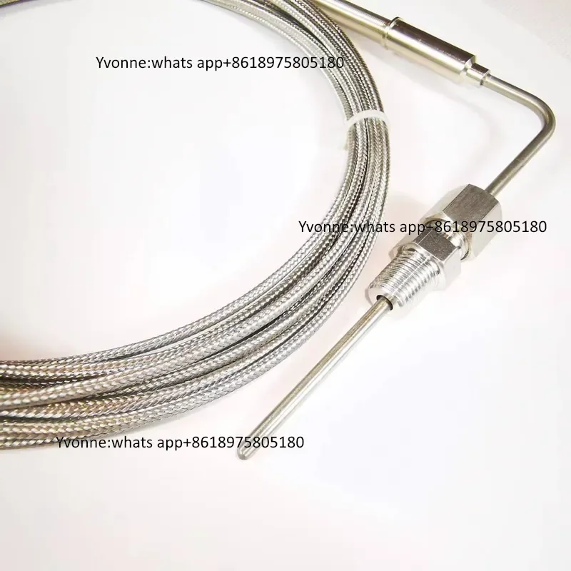 Manufacturer supplies K-type armored ferrule thermometer thermocouple 1/8NPT thread thermocouple