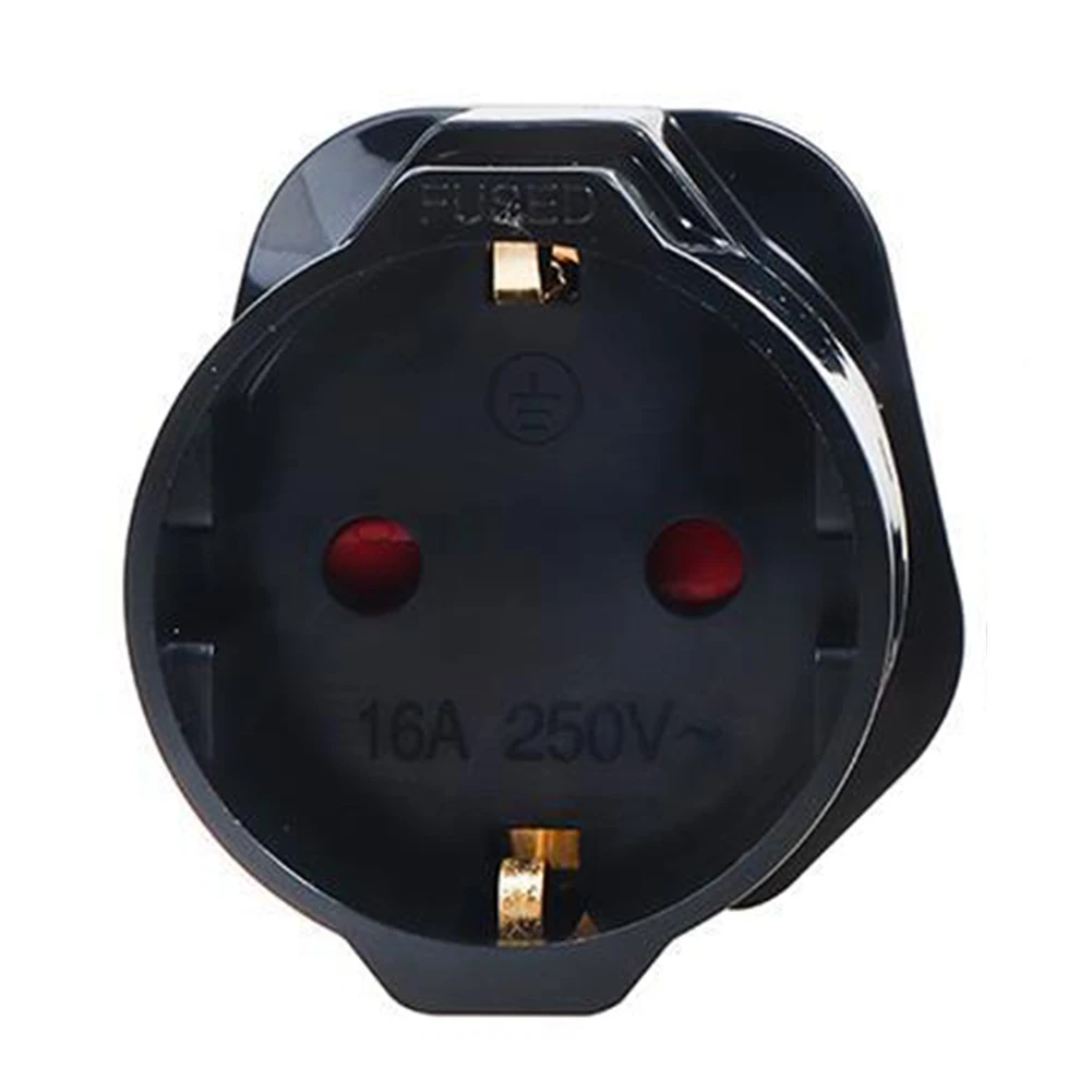 Adaptador ac Universal de Viagem Conversor Conversor Europeu Inglês Alemão Francês Plugue de Conversão ue Euro Pinos para o Reino Unido Pinos 13a 250v