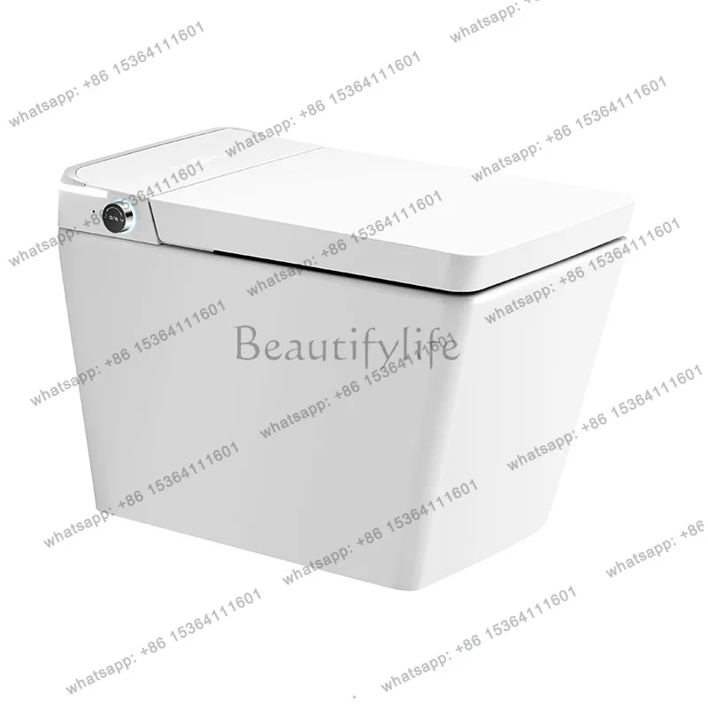 Factory white square smart toilet enlarged seat automatic foam shield household toilet