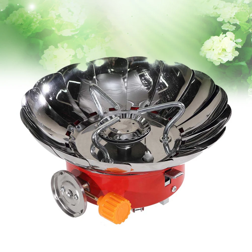 

Portable Outdoor Camping Foldable Mini Gas Burner For Backpacking Lightweight Heat Resistant Eco-Friendly Small Furnace For