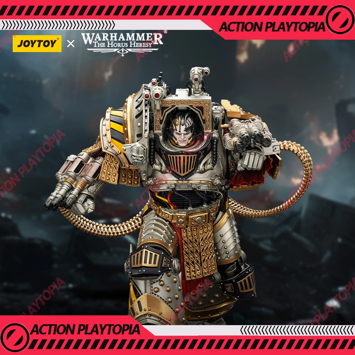 

Joytoy Iron Warriors Figure 1/18 Warhammer The Horus Heresy Perturabo Figures Primarch Of The Lvth Legion Collect Statue Toys